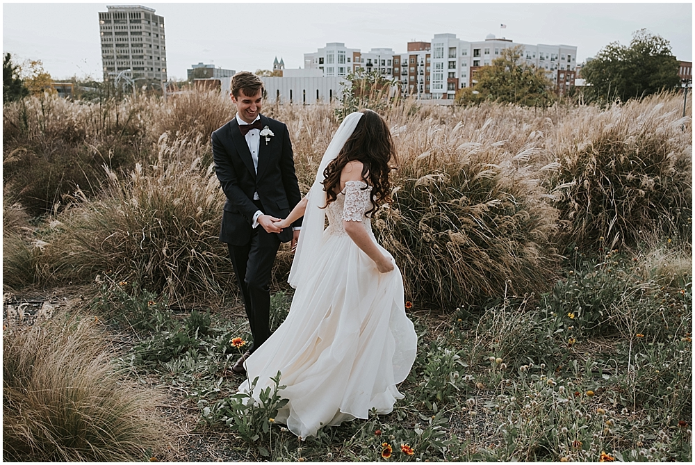 Boho Raleigh elopement photography 