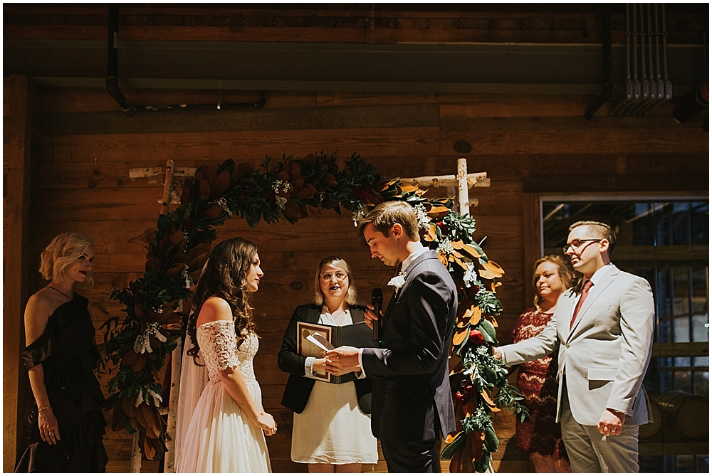 Raleigh brewery wedding 