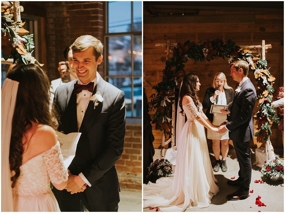 Urban rustic downtown Durham wedding venue 