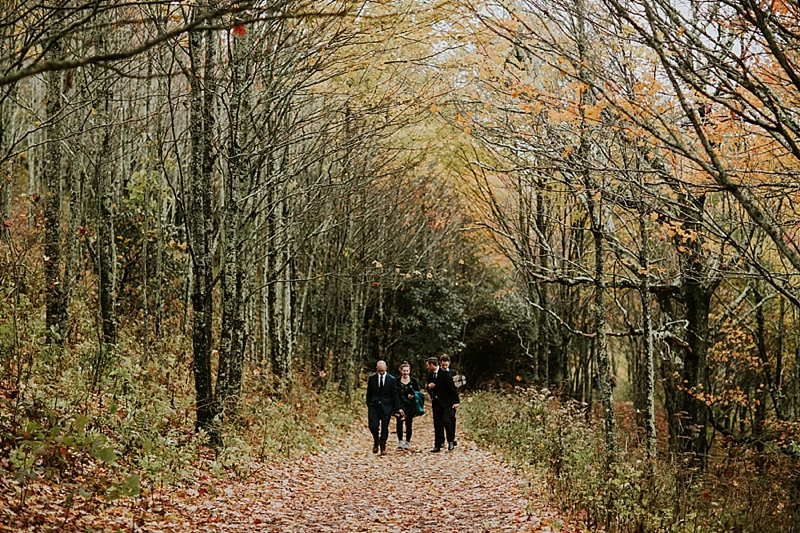 North Carolina forest wedding