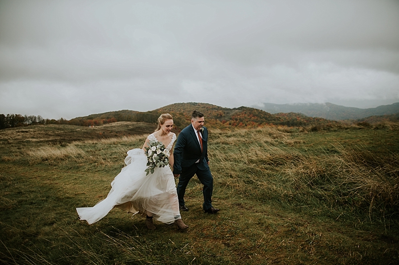 mountaintop elopement north carolina