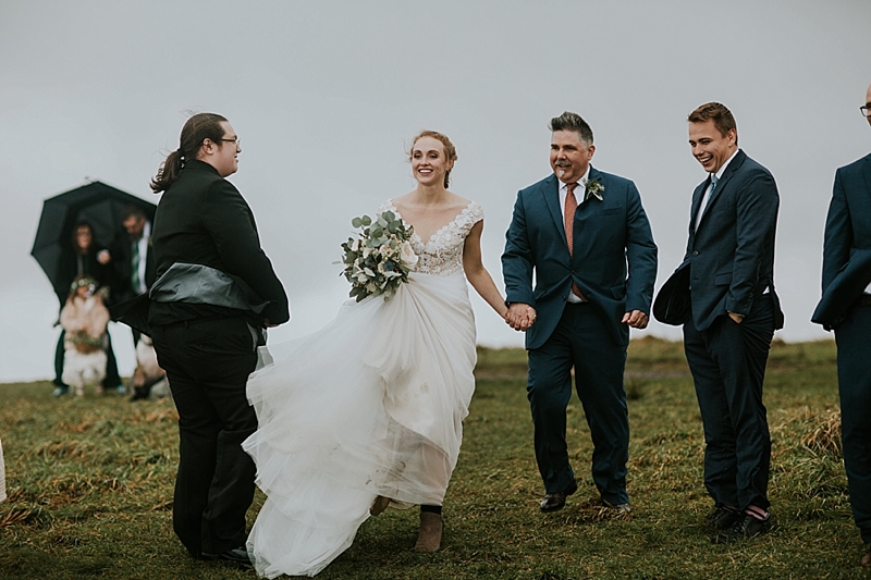 North Carolina mountaintop wedding