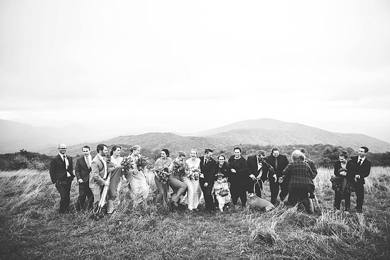 blue ridge mountain elopement