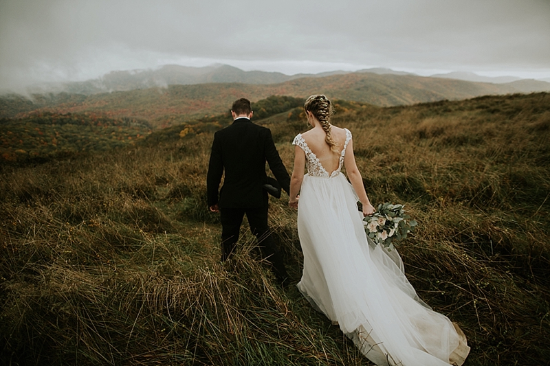 Asheville mountaintop elopement