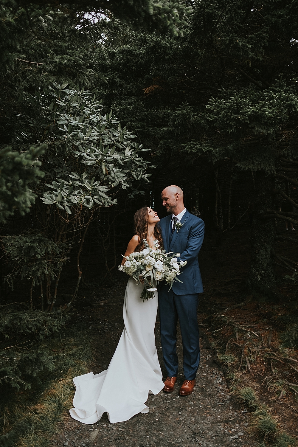 wedding at Roan Mountain