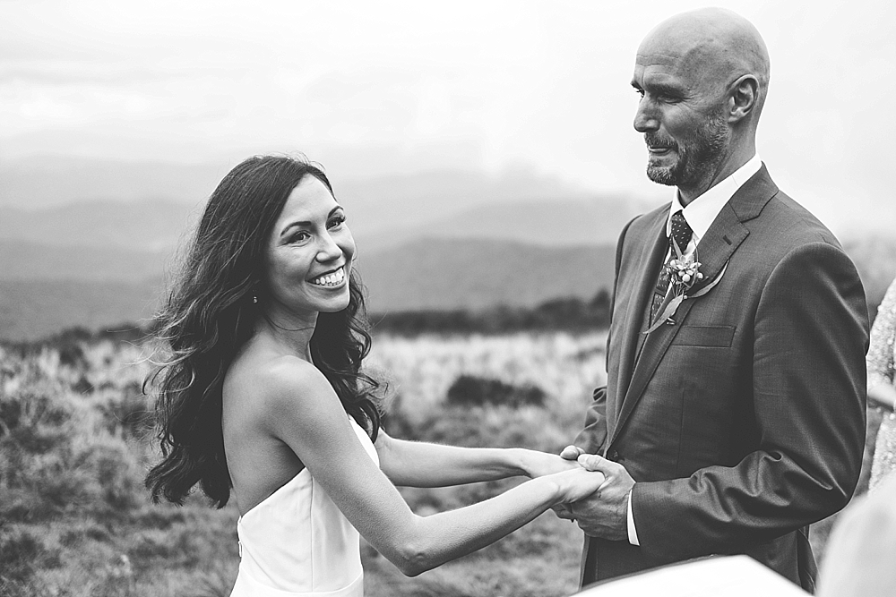 Roan Mountain wedding Elopement