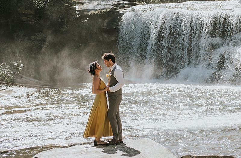 Brevard Waterfalls | Mona + Ray Day-After Session