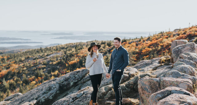 Bar Harbor Wedding Photographer | Couple's Session in Maine with Hannah + Greg