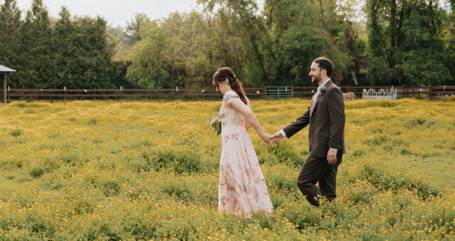 Hidden River Events Wedding | Bohemian Asheville Micro Wedding for Ward + Cassia