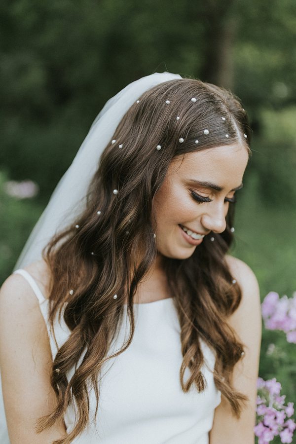 Bridal Hair ideas with pearls