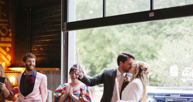 Boho Wedding at Cursus Keme Brewery | Funky Asheville Wedding Venue | Anna + Rich