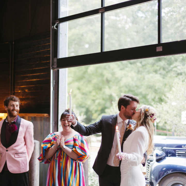 Boho Wedding at Cursus Keme Brewery | Funky Asheville Wedding Venue | Anna + Rich