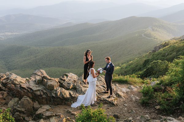 Shenandoah National Park Mountaintop Elopement | Sam & Chris